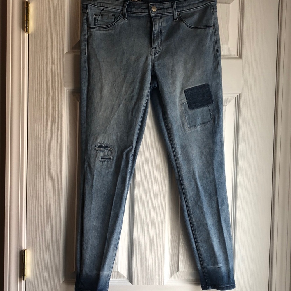 Mossimo Ripped and Patched Jeans